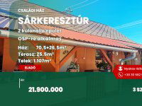 Eladó családi ház, Abában 21.9 M Ft, 3 szobás