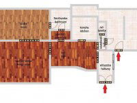 Eladó téglalakás, VII. kerületben 105.9 M Ft, 3 szobás