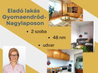 Eladó téglalakás, Gyomaendrődön 7.7 M Ft, 1+1 szobás