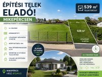 Eladó telek, Mikepércsen 16.5 M Ft / költözzbe.hu