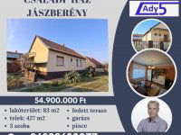 Eladó családi ház, Jászberényben 54.9 M Ft, 3 szobás