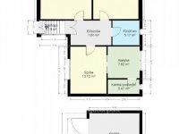 Eladó családi ház, Pápán 37.9 M Ft, 2 szobás