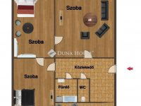 Eladó panellakás, Budapesten, X. kerületben 65.49 M Ft, 3 szobás