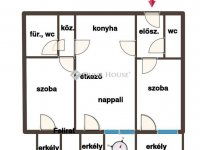 Eladó téglalakás, XIII. kerületben 114.46 M Ft, 3 szobás