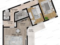 Eladó téglalakás, III. kerületben 179.5 M Ft, 3 szobás