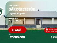 Eladó családi ház, Sárkeresztúron 16 M Ft, 3 szobás