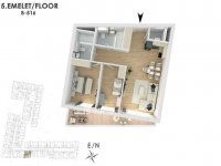 Eladó téglalakás, XIII. kerületben 129.77 M Ft, 3 szobás