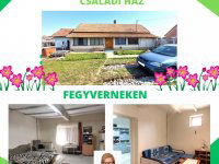 Eladó családi ház, Fegyverneken 6 M Ft, 1 szobás