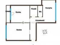 Eladó panellakás, Szombathelyen 44.9 M Ft, 2 szobás