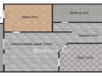 Eladó téglalakás, Szigetszentmiklóson 58.9 M Ft, 1+2 szobás