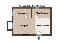 Eladó téglalakás, Győrött 53.8 M Ft, 2 szobás