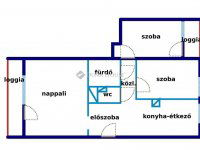 Eladó téglalakás