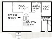 Eladó nyaraló, Dömsödön 20 M Ft, 1+2 szobás