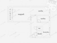 Eladó panellakás, Kecskeméten 53.2 M Ft, 3 szobás