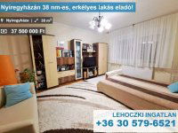 Eladó téglalakás, Nyíregyházán 37.5 M Ft, 1 szobás