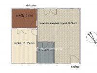 Eladó téglalakás, Szigetszentmiklóson 63.5 M Ft, 2 szobás