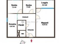 Eladó panellakás, III. kerületben 73.99 M Ft, 3 szobás