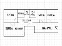 Eladó családi ház, Hosszúhetényen 32.9 M Ft, 4 szobás