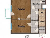 Eladó téglalakás, Polgárdin 35.9 M Ft, 2 szobás