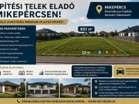 Eladó telek, Mikepércsen 22.5 M Ft / költözzbe.hu