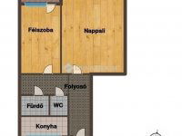 Eladó panellakás, XIII. kerületben 68.5 M Ft, 2 szobás