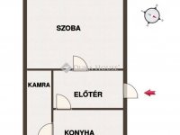 Eladó családi ház, Kissomlyón 6.9 M Ft, 1 szobás