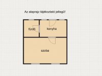 Eladó családi ház, Kisteleken 15.5 M Ft, 1 szobás