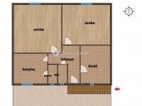 Eladó családi ház, Sásdon 24.9 M Ft, 2 szobás