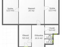 Eladó téglalakás, XIII. kerületben 81.9 M Ft, 4 szobás