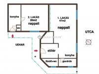 Eladó családi ház, XIX. kerületben 55 M Ft, 2 szobás