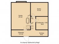 Eladó panellakás, Dunaújvárosban 34.9 M Ft, 2 szobás