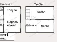 Eladó nyaraló, Lakitelken 42.9 M Ft, 2 szobás