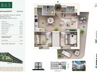 Eladó téglalakás, XIX. kerületben, Iparos utcában 77.8 M Ft