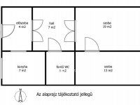 Eladó téglalakás