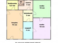 Eladó családi ház, Tiszapüspökin 9.9 M Ft, 2 szobás