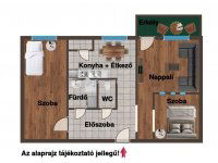 Eladó panellakás, Lábatlanon 27.5 M Ft, 3 szobás