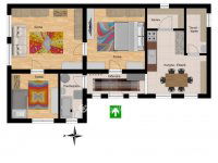 Eladó családi ház, Hajdúböszörményen 44 M Ft, 2+1 szobás