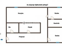 Eladó panellakás, Pétfürdőn 37.5 M Ft, 2 szobás