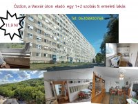 Eladó panellakás, Ózdon, Vasvár úton 11.9 M Ft, 1+2 szobás