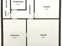 Eladó családi ház, Debrecenben 79.9 M Ft, 2 szobás