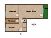 Eladó téglalakás, Kecskeméten 51.9 M Ft, 2 szobás