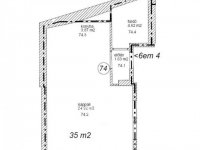 Eladó téglalakás, VII. kerületben 53.5 M Ft, 1 szobás