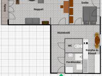 Eladó panellakás, Érden 59.5 M Ft, 2 szobás