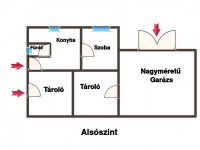 Eladó családi ház, Pécsett 79.9 M Ft, 4 szobás