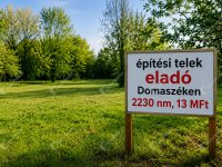 Eladó telek, Domaszéken 13 M Ft / költözzbe.hu