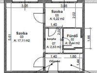 Eladó panellakás, Miskolcon 24.5 M Ft, 1+1 szobás