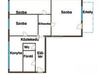 Eladó panellakás, Kecskeméten 52.9 M Ft, 3 szobás