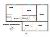 Eladó családi ház, Zalakomáron 12 M Ft, 3 szobás
