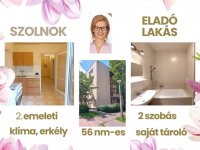 Eladó téglalakás, Szolnokon 38.7 M Ft, 2 szobás