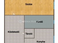 Eladó téglalakás, Várpalotán 34.5 M Ft, 1 szobás